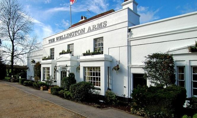 The Wellington Arms Hotel Stratfield Saye Exterior photo