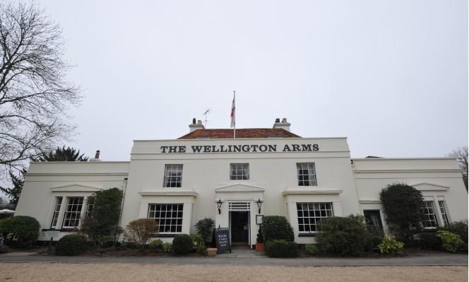 The Wellington Arms Hotel Stratfield Saye Exterior photo